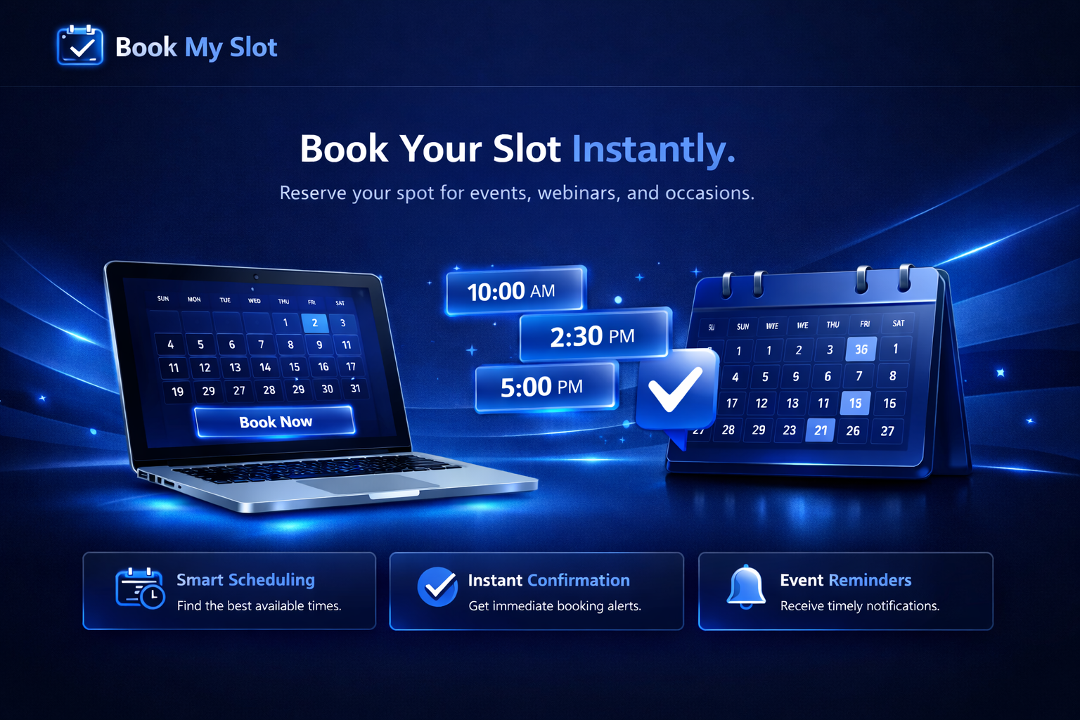 Book Book Your Slot Instantly.